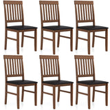 Solid Rubberwood Upholstered Dining Chair