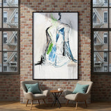 Glamour Pose Hand Painted Original Art