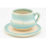 Handmade Ceramic Espresso Cup & Saucer 2oz Set