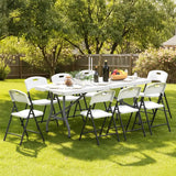 Wholesale Foldable Outdoor Dining Set with Fully assembled Dining
