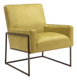 New York Accent Chair Olive Green