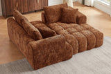 ELARA 108" Chenille Right Chaise Sofa