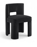 Zuno - Velvet Performance Fabric Upholstered Dining Chair (Set of 2)