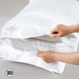 Luxury Satin 6-Piece Sheet Set, White