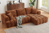 ELARA 108" Chenille Right Chaise Sofa