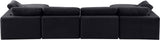 Comfy - 6 Piece Velvet Modular Double Chaise Sectional