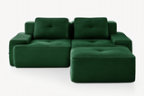 CORDELIA 82" Loveseat with 1 Ottoman