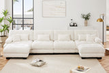 CLOUDIES 173" 4 Seater Sofa with 2 Ottomans