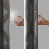 Ogee (Max Blackout) Window Curtain, Grey