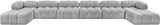 Ames - 8 Piece Fabric Modular Sectional