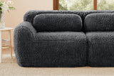 MELLOW 149" 4-Seater Sofa with 2 Ottomans