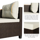 Wholesale 3-Piece Patio Furniture Set, PE Rattan Outdoor Sectional