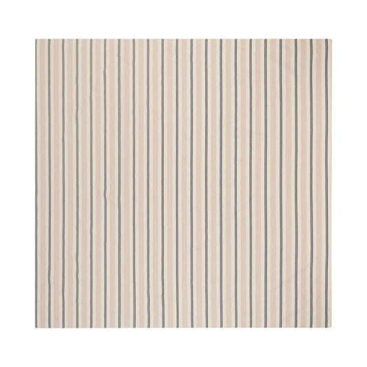 French Home 63”X 63” Cream, Blue and Pink Tablecloth