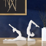 Yin Pigeon Yoga Pose in Polyresin
