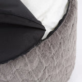 Foot Pouf Angora Stone