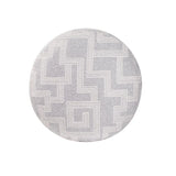 Short Indoor/Outdoor Pouf Syros Fog