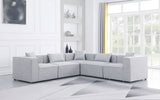 Cube - Linen 5 Piece Modular Corner Sectional