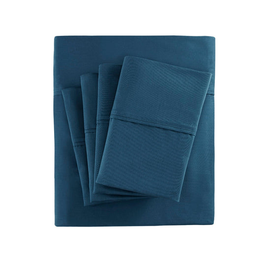 Cotton-Blend Sateen 800 Thread Count 6-Piece Sheet Set, Teal