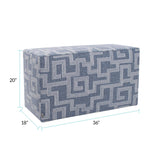 Indoor/Outdoor Universal Bench Syros Denim Cover Only