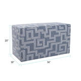 Indoor/Outdoor Universal Bench Syros Denim Cover Only
