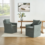 Hank Modern Upholstered Dining Chairs with Arms