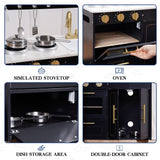 ROBUD Wooden Kitchen Playset - Obsidian