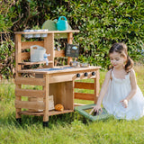 ROBUD Outdoor Mud Play Kitchen with Removable Sink