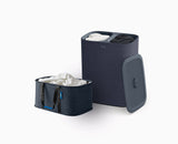 2-piece Black Tota 90L & Hold-All™ Laundry Basket Set