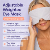 Adjustable Weighted Eye Mask Black