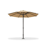 PURPLE LEAF Luxury Market Umbrella 1.9"/2.4"/3.1" Pole Commercial Hydraulic Semi-Automatic Umbrella