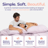 MellowSoft™ Duvet Set Lavender