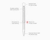 GrillOut™ Stainless-Steel BBQ Tongs with Extending Handle
