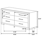 Jessica 5-piece Eastern King LED Bedroom Set Cappuccino