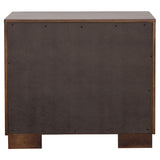 Jessica 2-drawer Nightstand Cappuccino
