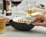 Double-Dish™ Grey Serving Bowl