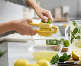 JuiceMax Dual-action Yellow Citrus Press