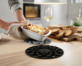 Spot-On™ Set of 2 Grey Silicone Trivets