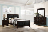 Carlton 4-piece Eastern King Bedroom Set Cappuccino