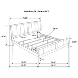 Carlton 4-piece California King Bedroom Set Cappuccino