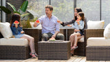 Transformer Patio Conversation Set - Modular 3 Piece to 5