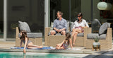 Transformer Patio Conversation Set - Modular 3 Piece to 5