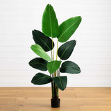 5’ Traveler's Palm Artificial Tree