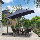 PURPLE LEAF Patio Outdoor Large Umbrella Square and Rectangular Cantilever Yard Sun Umbrellas