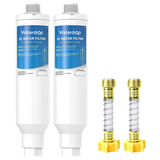 RV Water Filter | RV Inline Water Filter with Flexible Hose Protector