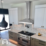 ZLINE Vented Crown Molding Profile 6 for Island Range Hood, CM6V-KB2iS
