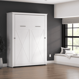 Murphy Bed Pure White Oak, Queen Size