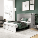Murphy Cabinet Bed with Pullout Drawer Without Mattress
