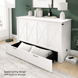 Murphy Cabinet Bed with Pullout Drawer Without Mattress