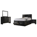 Briana 4-piece Queen Bedroom Set Black