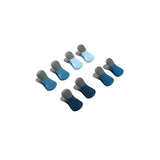 8-Piece Magnetic Bag Clip Set, Blue